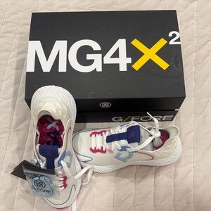 G/FORE MG4X2 Golf Sneakers – White/Blue/Pink (New w/ Box)